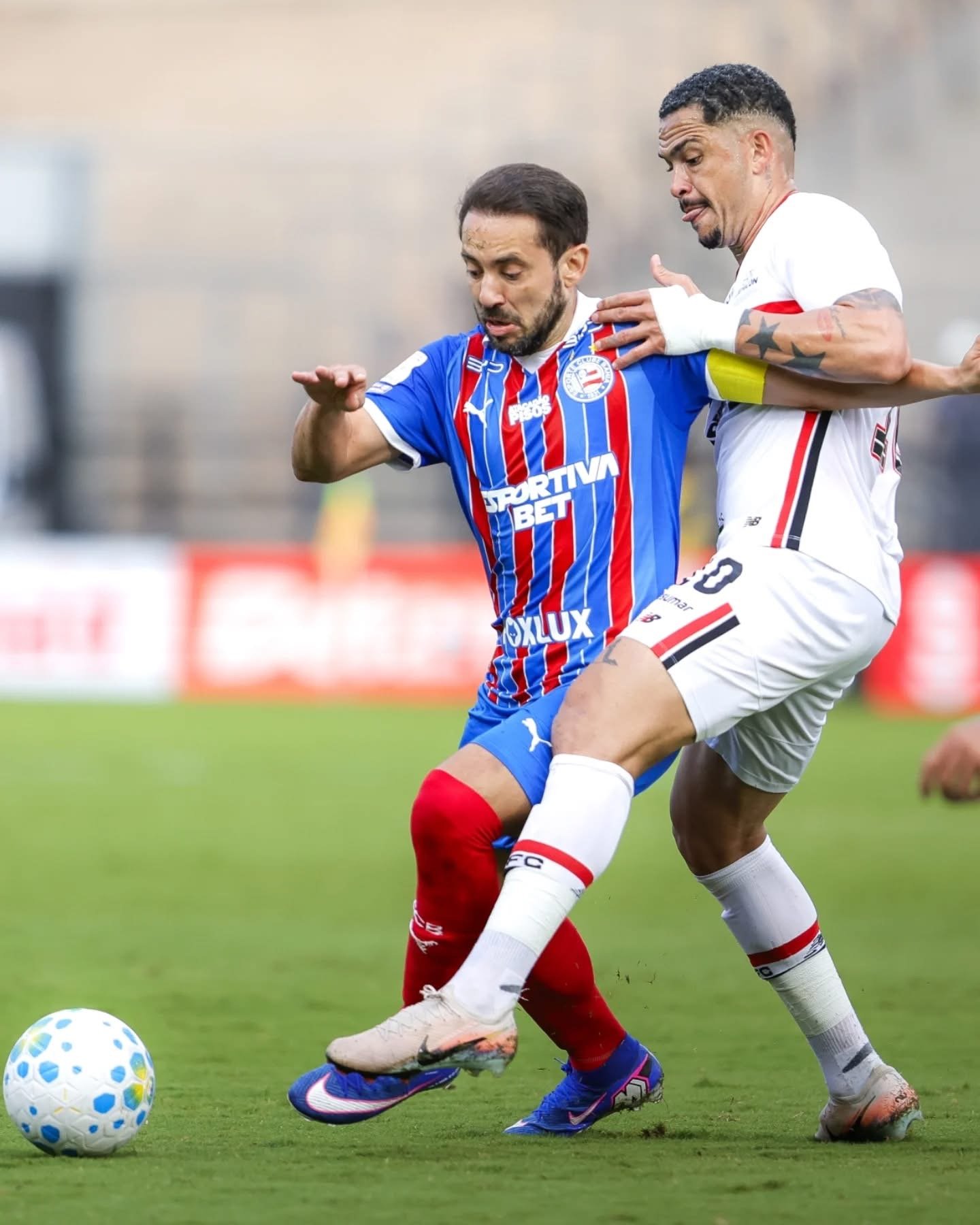 Em terras paulista, Bahia empata por 2×2 com o São Paulo