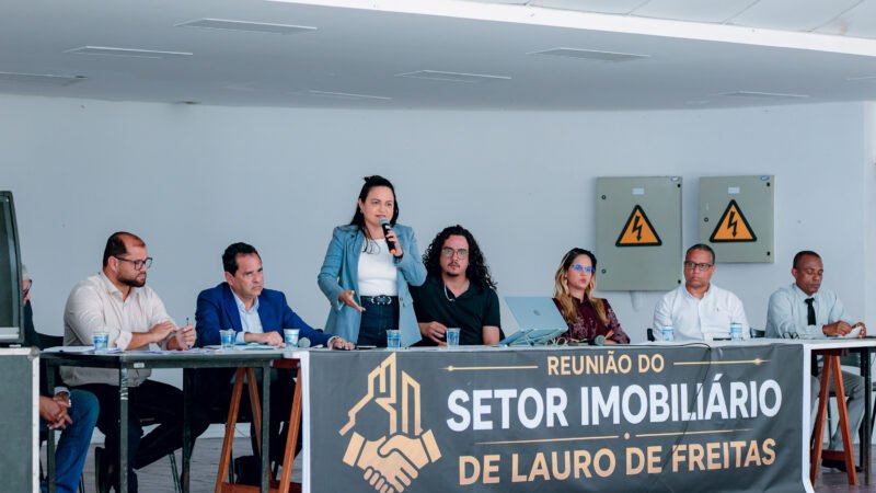 Prefeitura de Lauro de Freitas promove encontro com setor imobiliário para fortalecer o planejamento urbano do município