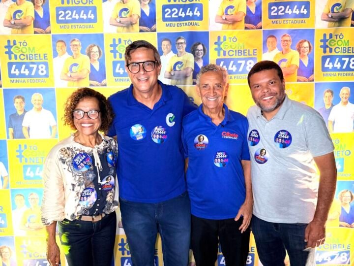 Cassiano Santana reúne amigos em Lauro de Freitas e apresenta Igor Dominguez e Cibele de Teobaldo como seus candidatos